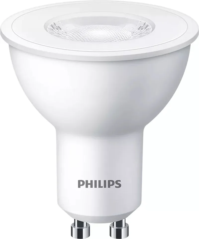 spotje | Led Spot Lamp GU10 - 3 W Vervangt 35W - 3000K - 230lm - 230V - Warm Wit GU10 LED 3 W | 3x Stuks van Philips – productfoto
