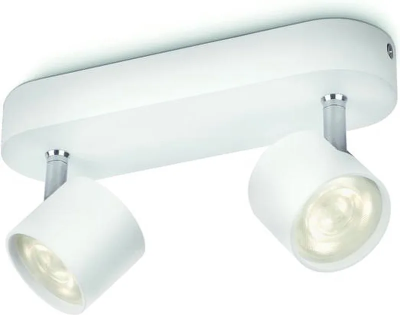 Star ytmonterad spotlight, 2-ljus från Philips i Vit – produktbild