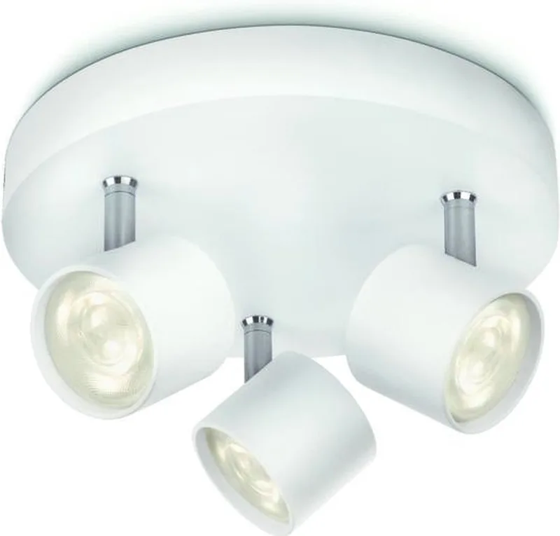 Star spot en saillie, 3-lichts de Philips en Blanc – photo produit