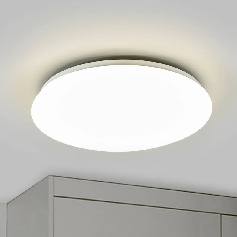Suede - rund LED-loftlampe, Ø 38 cm fra Philips i Hvid – produktbillede