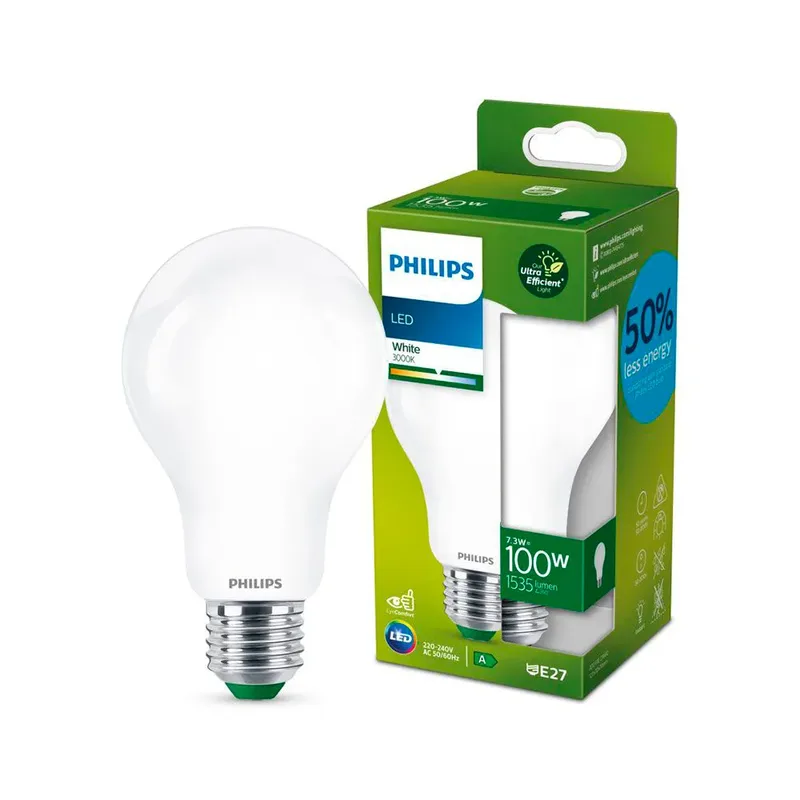 Ampoule Led Classic E27 73w 1535 Lumens 3000k 7 X 127 Cm de Philips – photo produit 3 sur 3
