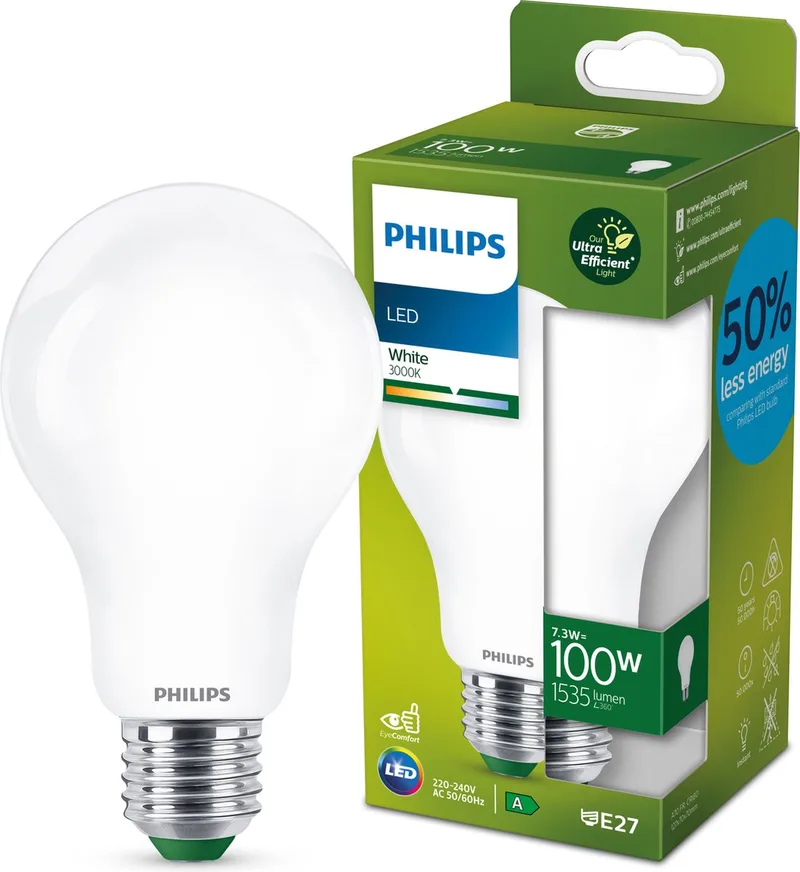 Ampoule Led Classic E27 73w 1535 Lumens 3000k 7 X 127 Cm de Philips – photo produit 1 sur 3