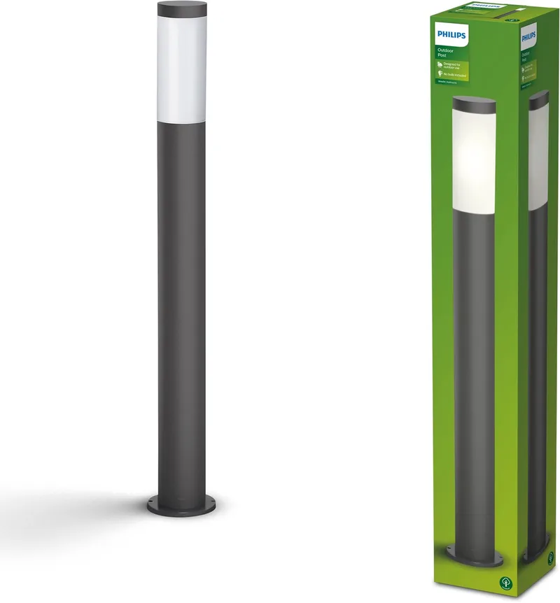 UTRECHT Post Anthracite 1x20W HV från Philips i Antracit – produktbild