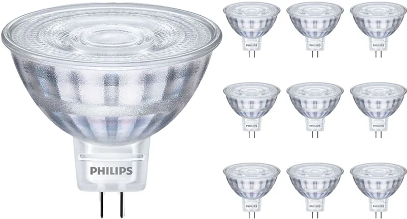 Voordeelpak 10x Philips Corepro LED Spot GU5.3 MR16 4.4W 390lm 36D - 840 Koel Wit | Vervangt 35W de Philips – photo produit