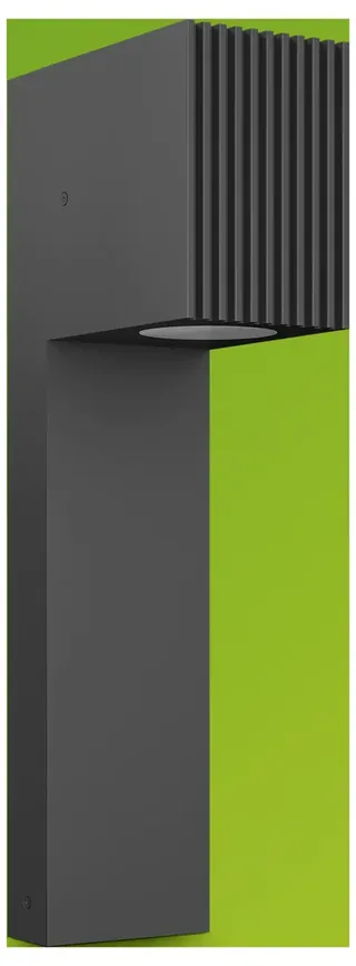 Voro UltraEfficient Sokkellamp - Buitenlamp - Warmwit licht: 2700K - Weerbestendig: IP44 - 4.3W - Vierkant by Philips in Anthracite – product photo 2 of 2