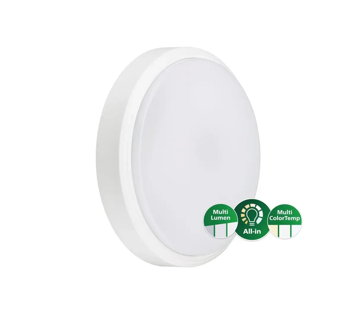 WL140V 14_24_40S/827_830_840 PSU WH 8721103307132 LED-Wandleuchte 29 W LED Weiß fra Philips – produktbillede