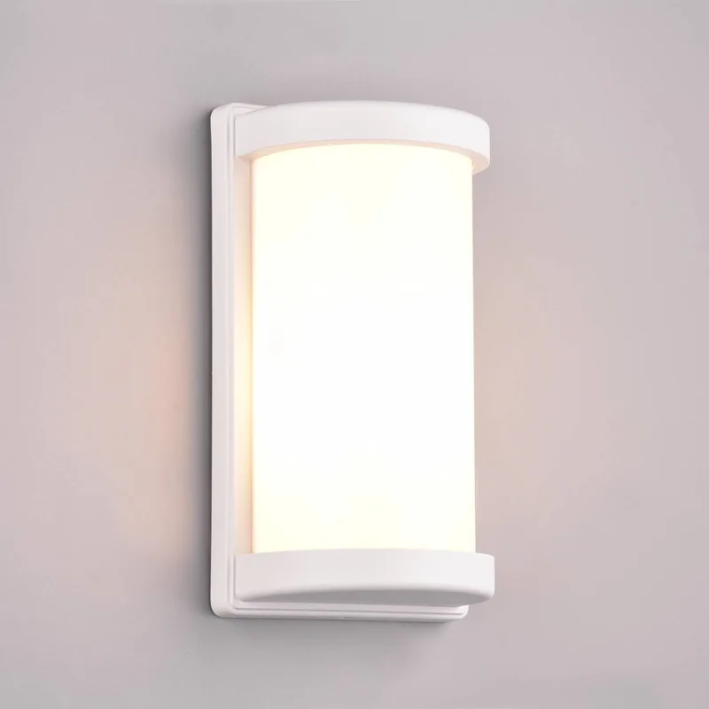 Buitenwandlamp Puelo, drukgegoten aluminium, wit fra Reality i Mat wit – produktbillede