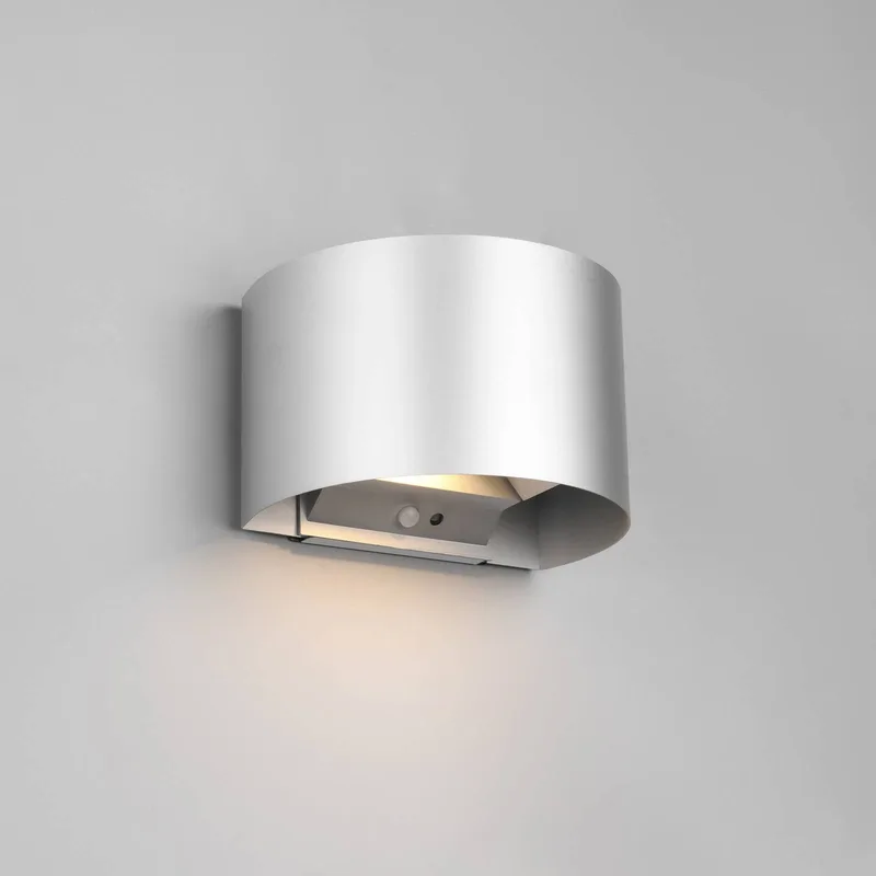 Buitenwandlamp Talent, titaniumkleurig, breedte 16 cm de Reality en Titam – photo produit