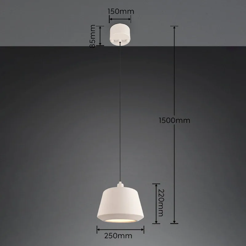 Hanglamp Mirea, zandbeige, keramiek, E27 fra Reality i Zand – produktbillede