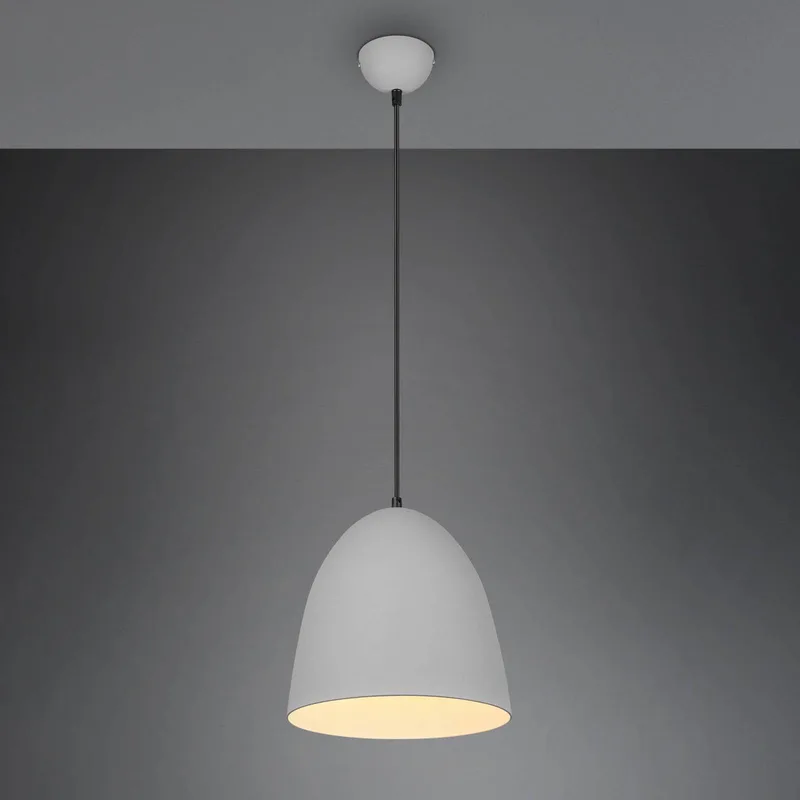 Hanglamp Tilda, 1-lamp, Ø 25 cm de Reality en Gris – photo produit