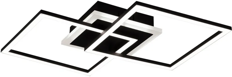 LED Deckenleuchte Amy, LED fest integriert, Warmweiß, LED Deckenlampe från Reality i Svart – produktbild