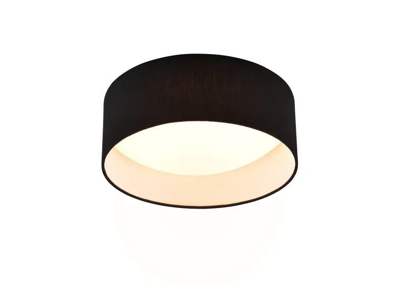 LED Deckenleuchte Locarno ø 30 cm 11 cm) von Reality in Schwarz – Produktfoto