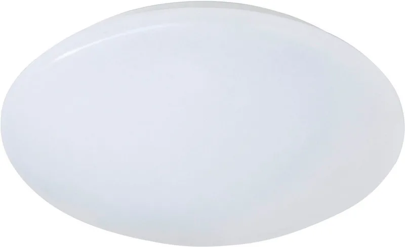 LED Deckenleuchte PUTZ, LED fest integriert, Warmweiß, LED Deckenlampe Badezimmer, IP 44, 1160 Lumen, warmweiß, Durchm 27cm från Reality i Vit – produktbild