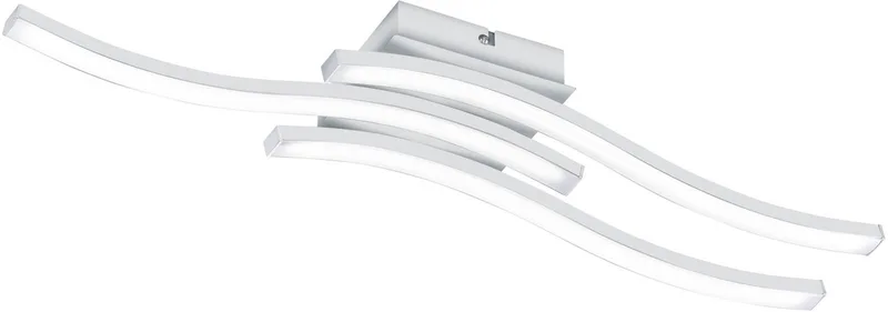LED Deckenleuchte Route, LED fest integriert, Warmweiß, moderne Deckenlampe 3-flammig, LEDs mit 3x 500 Lumen de Reality en Blanc – photo produit