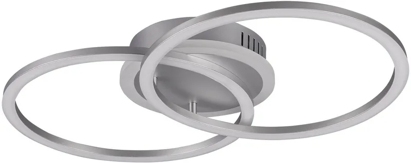 LED Deckenleuchte Venida, LED fest integriert, Warmweiß, Switch Dimmer, Memory Funktion från Reality i Silver – produktbild