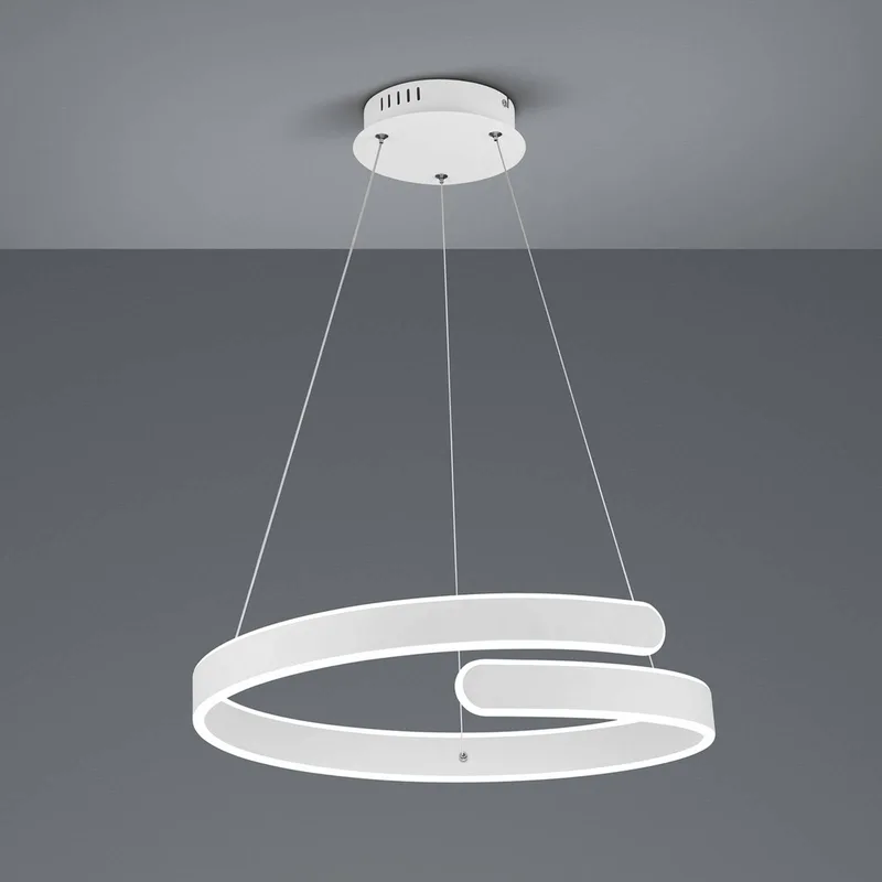 LED hanglamp Parma met Switch-dimmer by Reality in White – product photo
