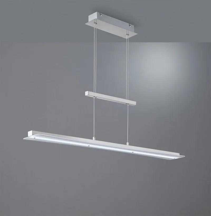 LED Pendelleuchte Smash, LED fest integriert, Farbwechsler, mit Touchdimmer, Lichtfarbe einstellbar, höhenverstellbar by Reality in Silver – product photo