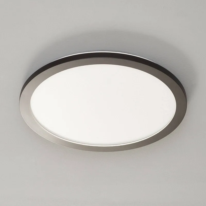 LED plafondlamp Camillus, rond, Ø 40 cm fra Reality i Hvid, Zwart mat – produktbillede