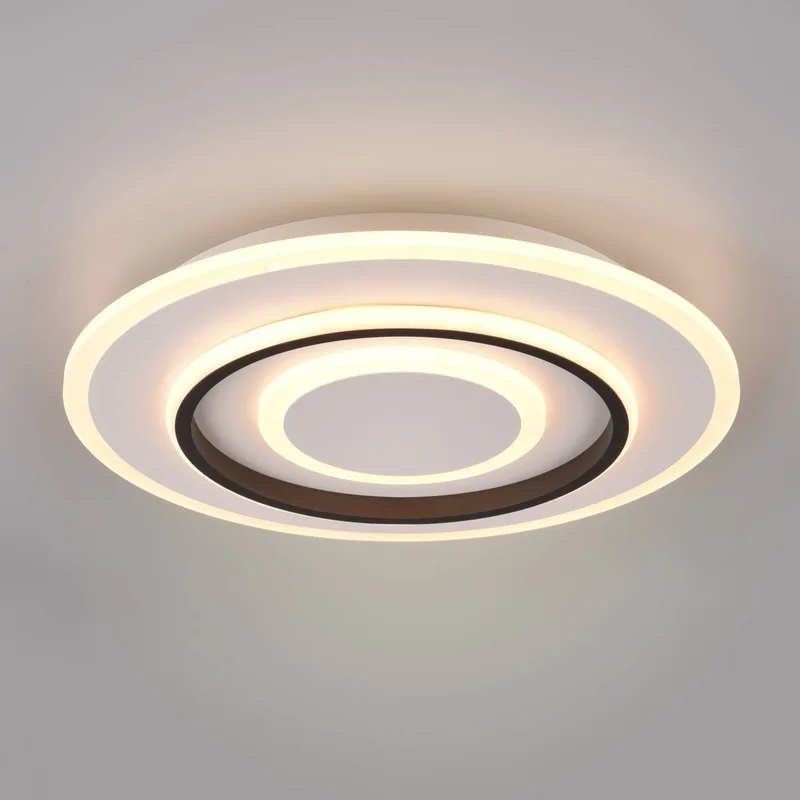 LED loftslampe Jora rund fjernbetjening, Ø 41 cm fra Reality i Hvid – produktbillede