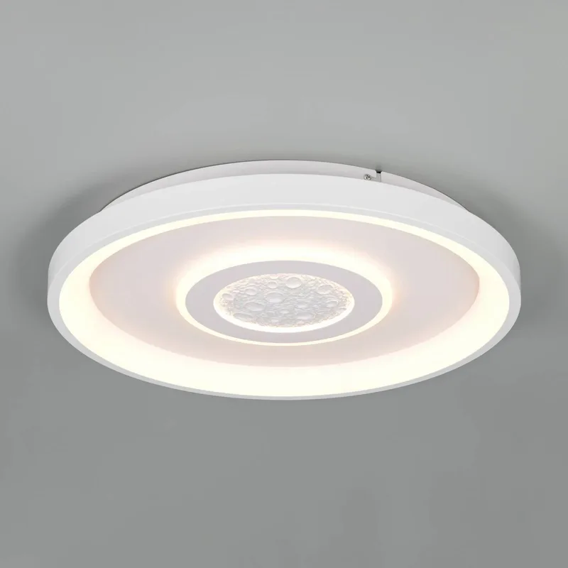 LED plafondlamp Nexalo, metaal, CCT, afstandsbediening de Reality en Blanc – photo produit