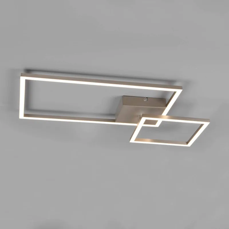 LED plafondlamp Padella zwenkbaar 4.000 K de Reality en Nikkel – photo produit