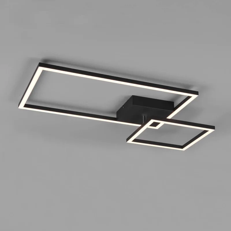 LED plafondlamp Padella zwenkbaar 4.000 K von Reality in Schwarz – Produktfoto