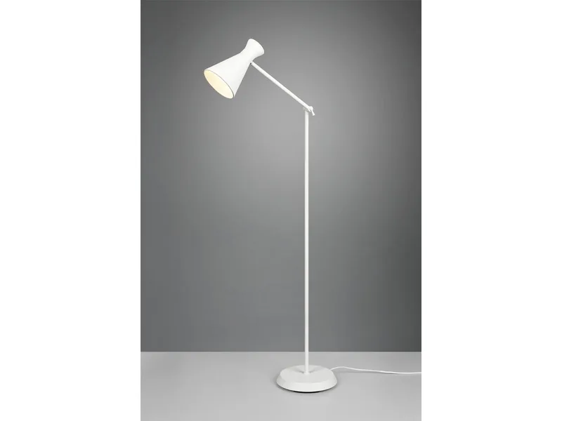 LED Stehlampe, Dimmfunktion, LED wechselbar, Warmweiß, Leselampe Ecke dimmbar, Designklassiker Industrial, Höhe 150cm de Reality en Blanc – photo produit 5 sur 5