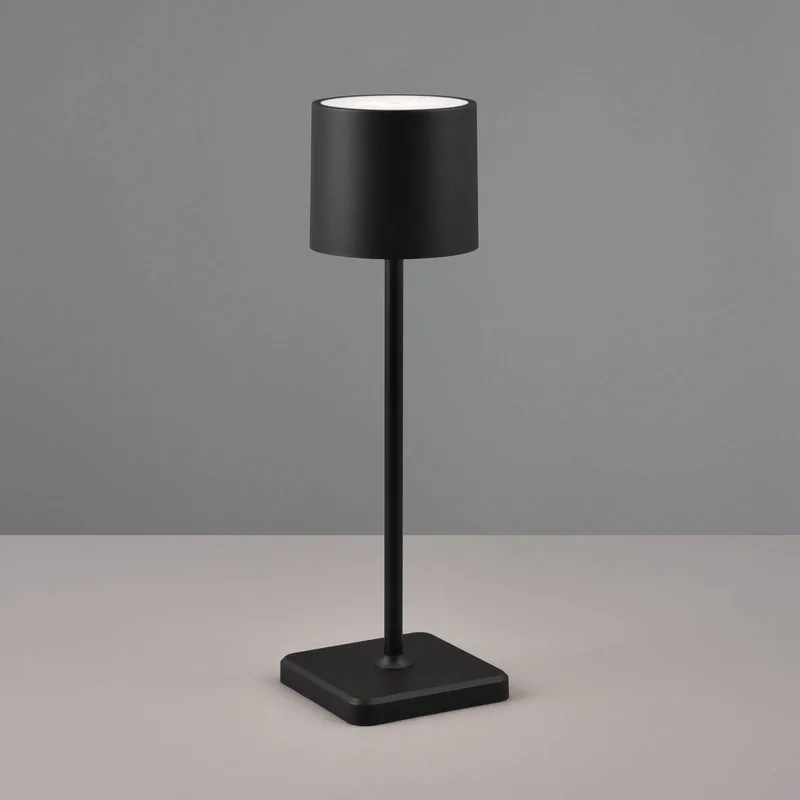 Fernandez LED-bordlampe, dæmper og CCT sort fra Reality i Mat zwart – produktbillede