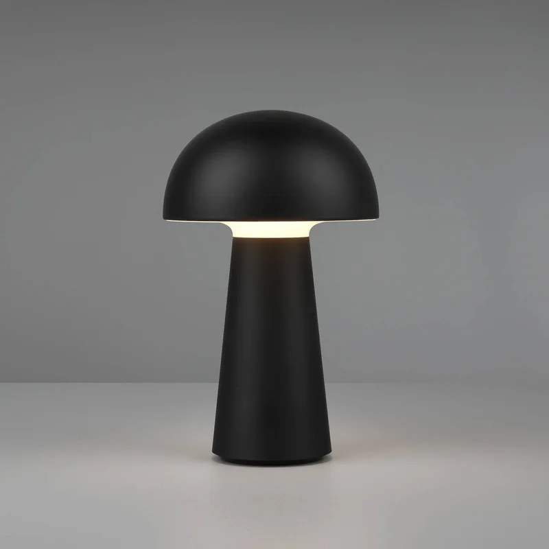 LED tafellamp Lennon IP44, accu, Touchdim fra Reality i Sort – produktbillede