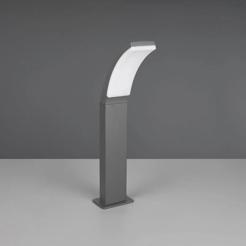 LED tuinpadverlichting Beja, aluminium, hoogte 60 cm fra Reality i Antracit – produktbillede