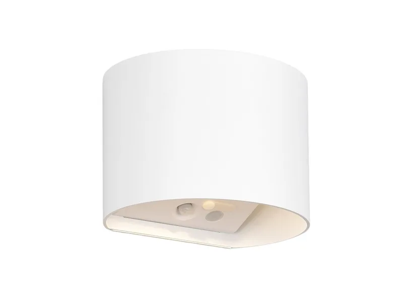 LED Wandleuchte, Bewegungsmelder, LED fest integriert, Warmweiß, Akku ohne Strom-Anschluss kabel-los innen mit Bewegungsmelder, H: 10cm von Reality in Weiß – Produktfoto