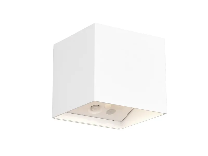 LED Wandleuchte, Bewegungsmelder, LED fest integriert, Warmweiß, Akku ohne Strom-Anschluss kabel-los innen mit Bewegungsmelder, H: 10cm fra Reality i Hvid – produktbillede
