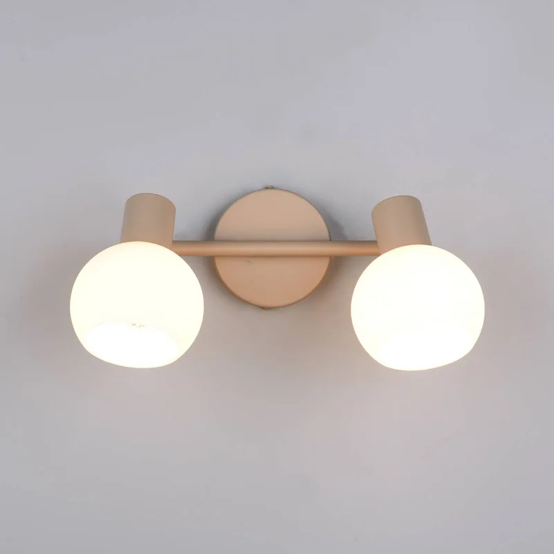 Plafondlamp Boba, 2-lamps, beige, E14, metaal by Reality in Beige, White – product photo