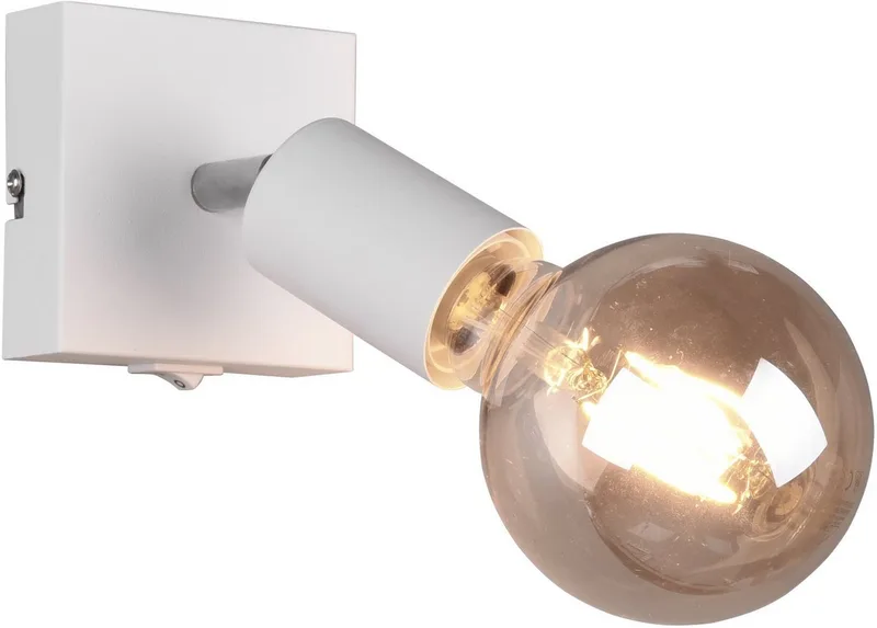 Wandstrahler VANNES, Ein-/Ausschalter, ohne Leuchtmittel, E27-Leuchtmittel frei wählbar, dreh- und schwenkbar by Reality in White – product photo
