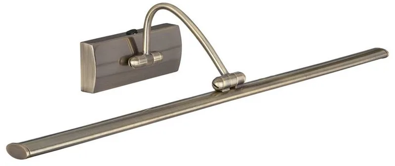 Head LED-gallerilampe med justerbart hoved, 38 cm fra Searchlight i Bronze – produktbillede