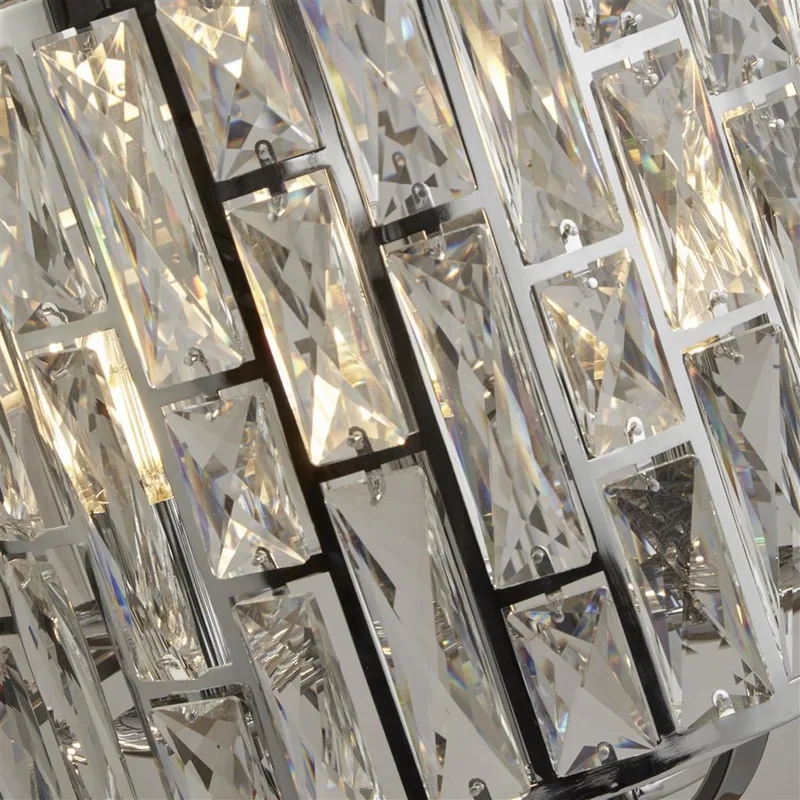 BIJOU Hanglamp 5 Lichts Kristal fra Searchlight i Krom – produktbillede
