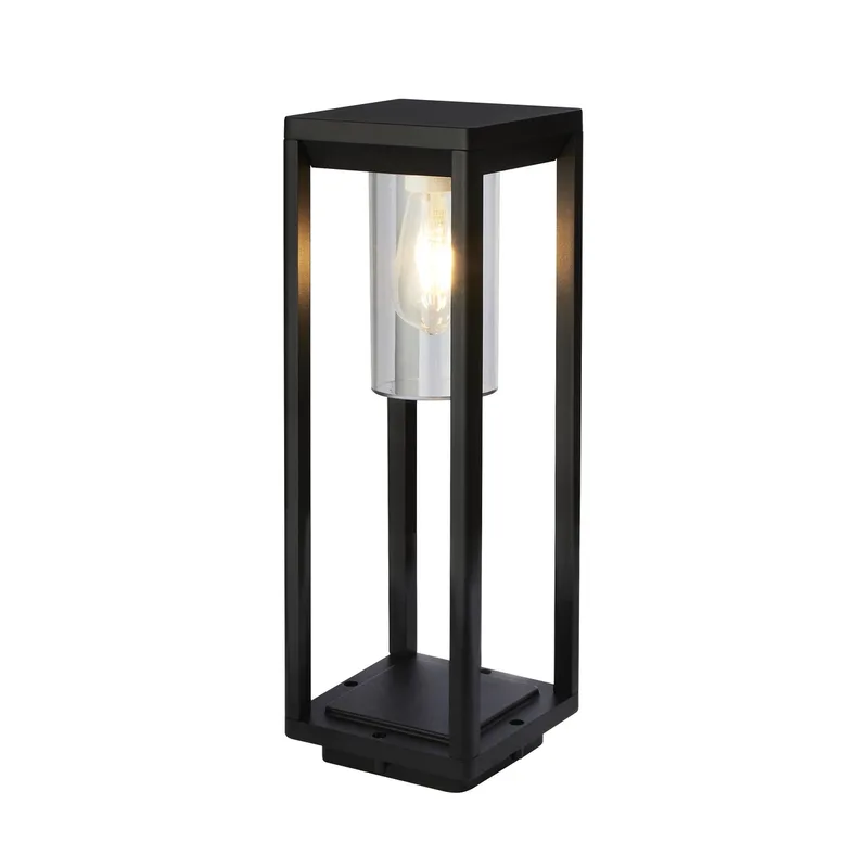 Buitenlamp Atlanta H 45 cm zwart de Searchlight – photo produit