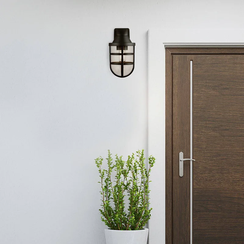 Buitenwandlamp X Seaside, IP44 de Searchlight en Noir – photo produit