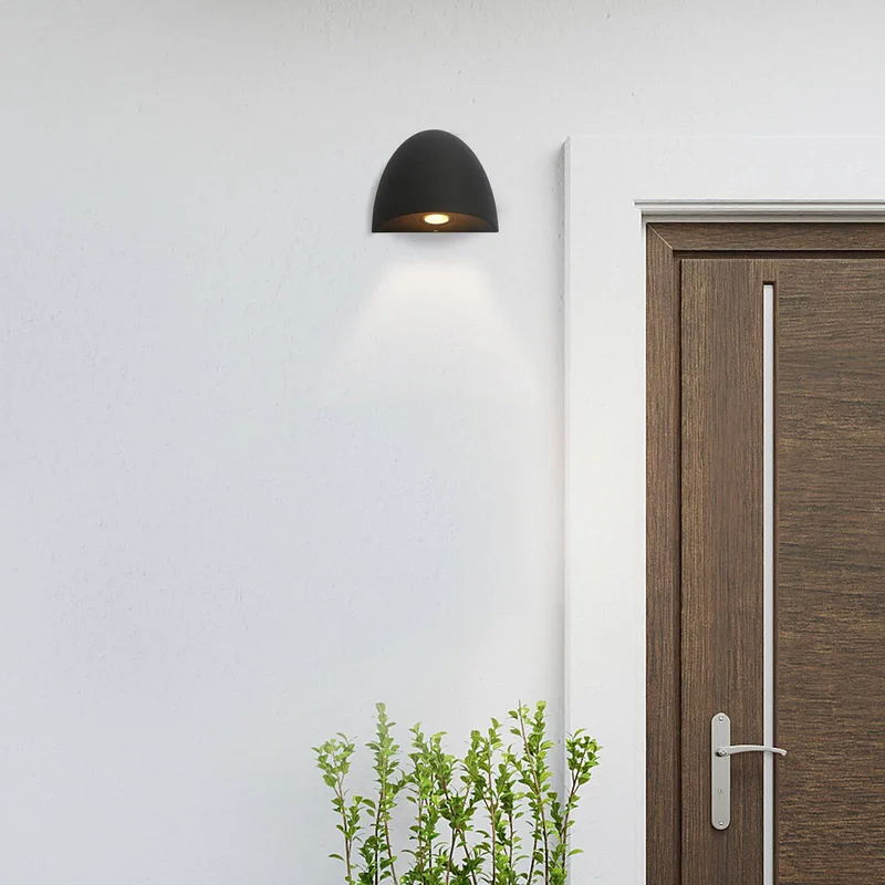 Buitenwandlamp X Sentinel, IP54 van Searchlight in Zwart – productfoto