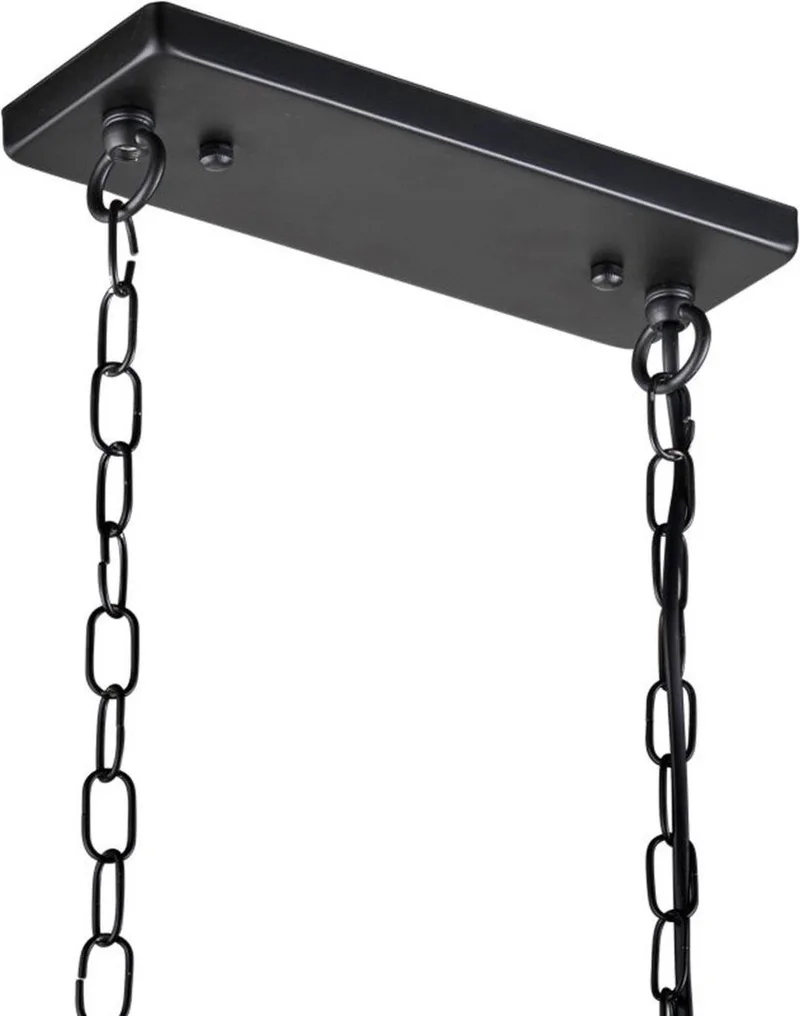 FISHNET Hanglamp 4 Lichts Messing von Searchlight in Schwarz – Produktfoto