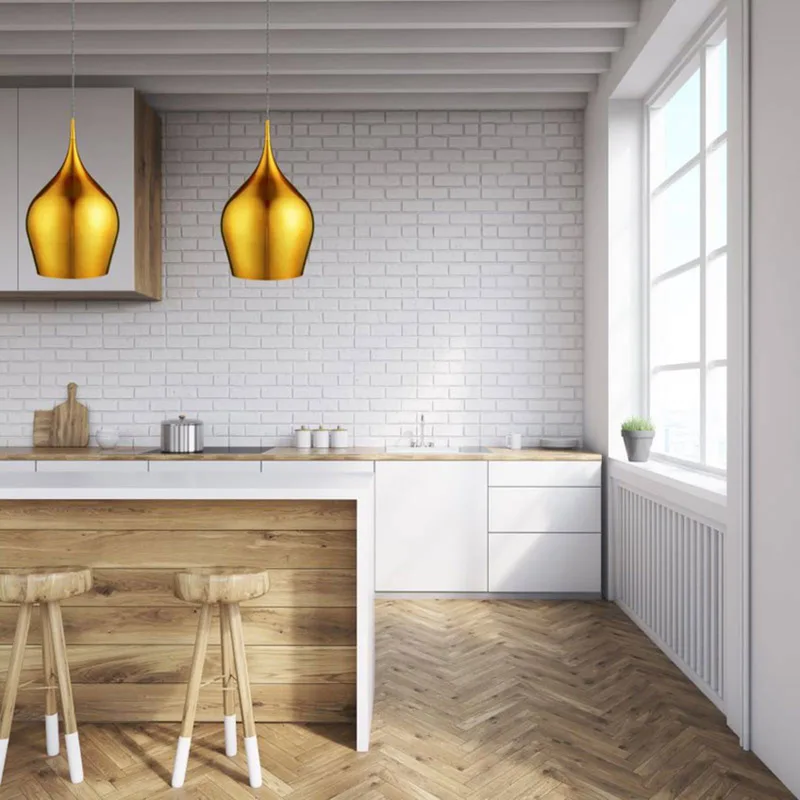 glinsterende hanglamp Vibrant de Searchlight en Or – photo produit