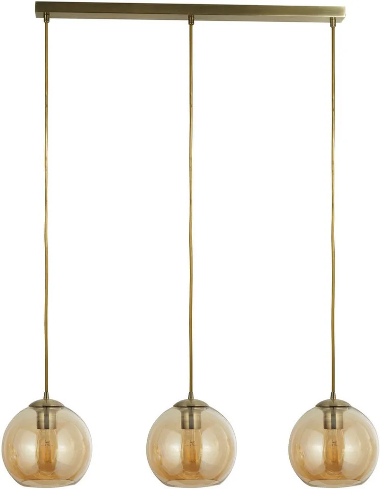 Hängeleuchte Balls 3Lt Bar Pendant, Leuchtmittel wechselbar de Searchlight en Or – photo produit 3 sur 5