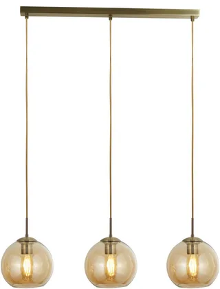 Hängeleuchte Balls 3Lt Bar Pendant, Leuchtmittel wechselbar de Searchlight en Or – photo produit 1 sur 5