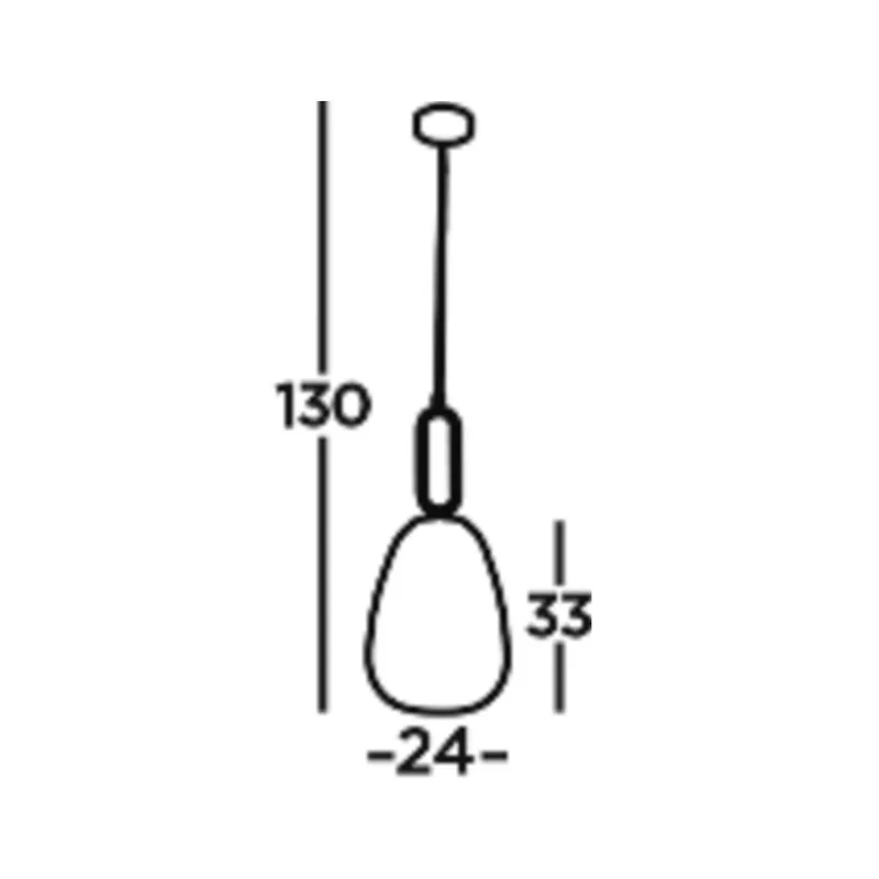 Hanglamp Elixir, nikkelkleurig/helder, glas, Ø 24 cm, E27 van Searchlight in Nikkel, Helder – productfoto