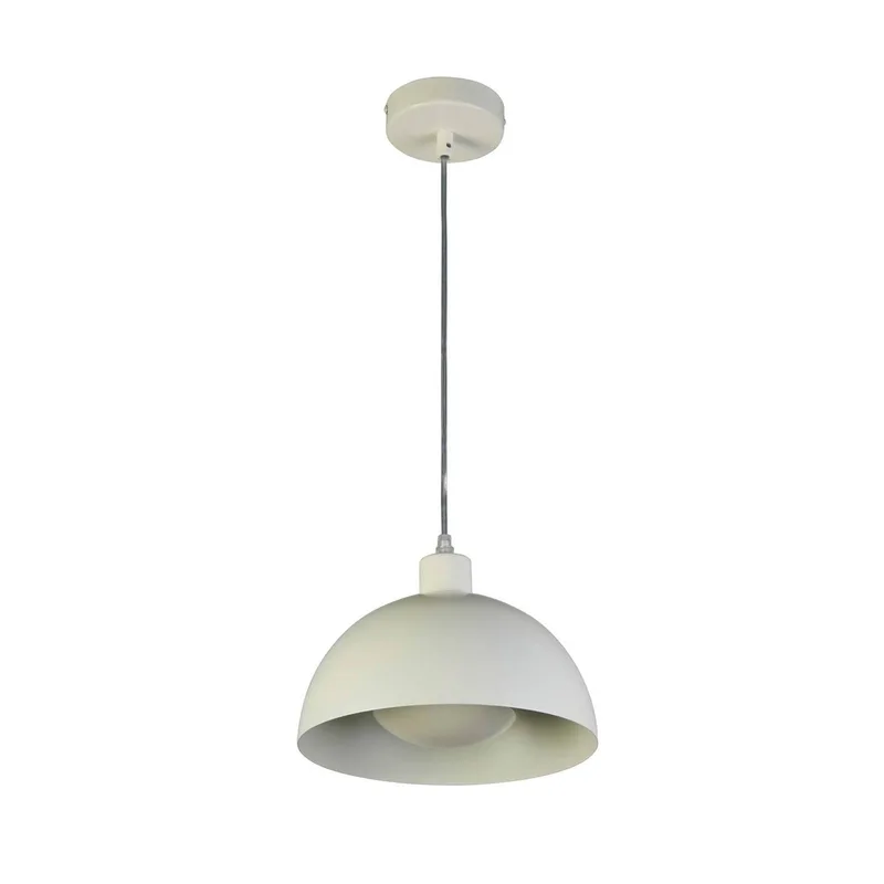 Hanglamp Mars, Ø 25 cm, staal van Searchlight in Crème – productfoto