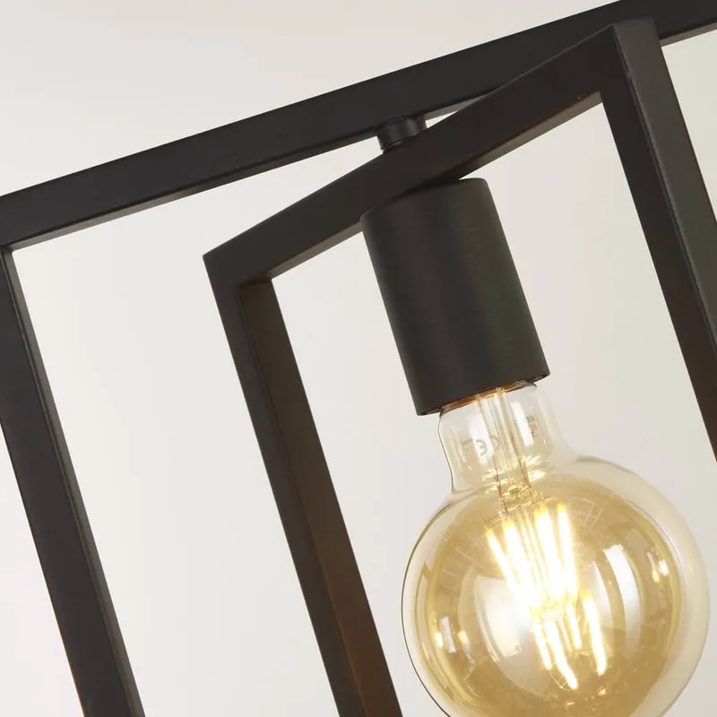 Hanglamp Plaza L 113,5 cm de Searchlight en Noir – photo produit