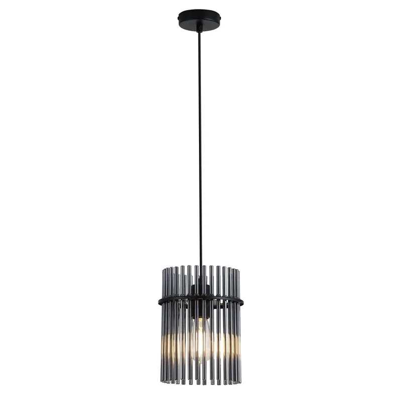 Hanglamp Swizzle Ø 20 cm zwart de Searchlight – photo produit
