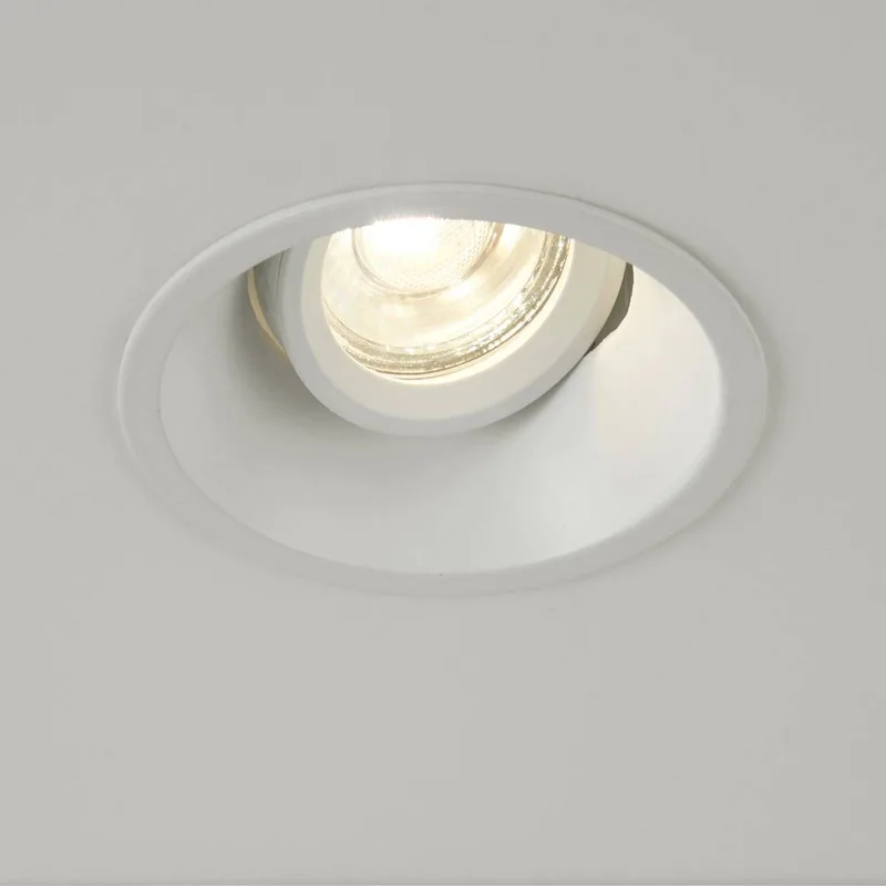Inbouwlamp Slim Trim, Ø 9,4 cm, IP20, aluminium, GU10 från Searchlight i Vit – produktbild