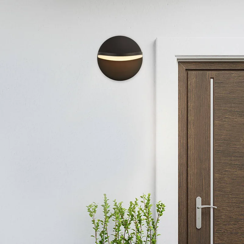 LED buitenwandlamp X Moda, IP65 de Searchlight en Anthracite, Blanc – photo produit