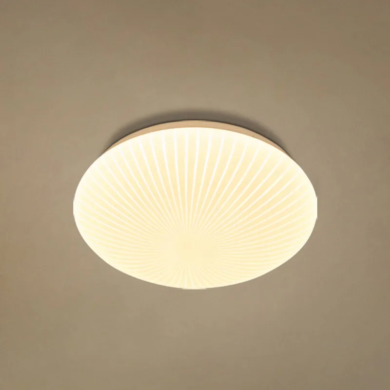 LED plafondlamp Malta, Ø 29 cm, acryl, CCT de Searchlight en Blanc – photo produit